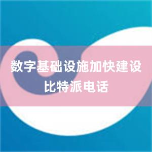 数字基础设施加快建设比特派电话